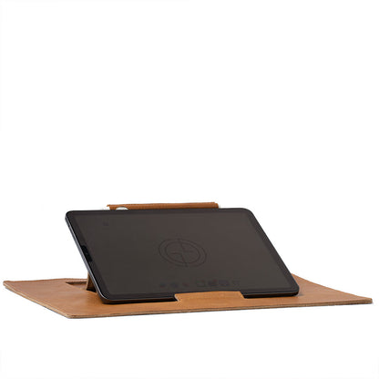 Leather Desktop iPad Stand-1