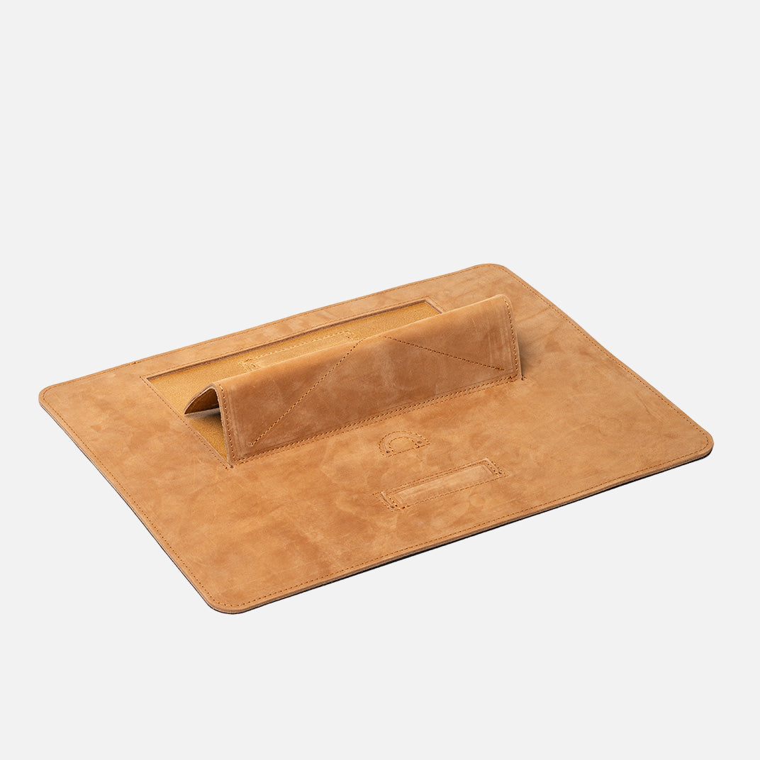 Leather Desktop iPad Stand-4
