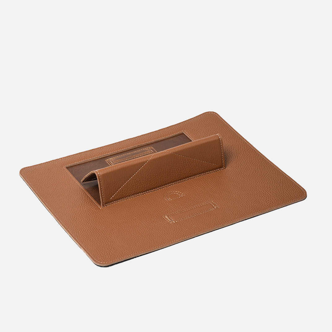 Leather Desktop iPad Stand-3